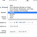Recurring Events (Weekly)