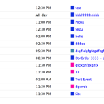 Agenda View