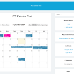 Front-end Month View