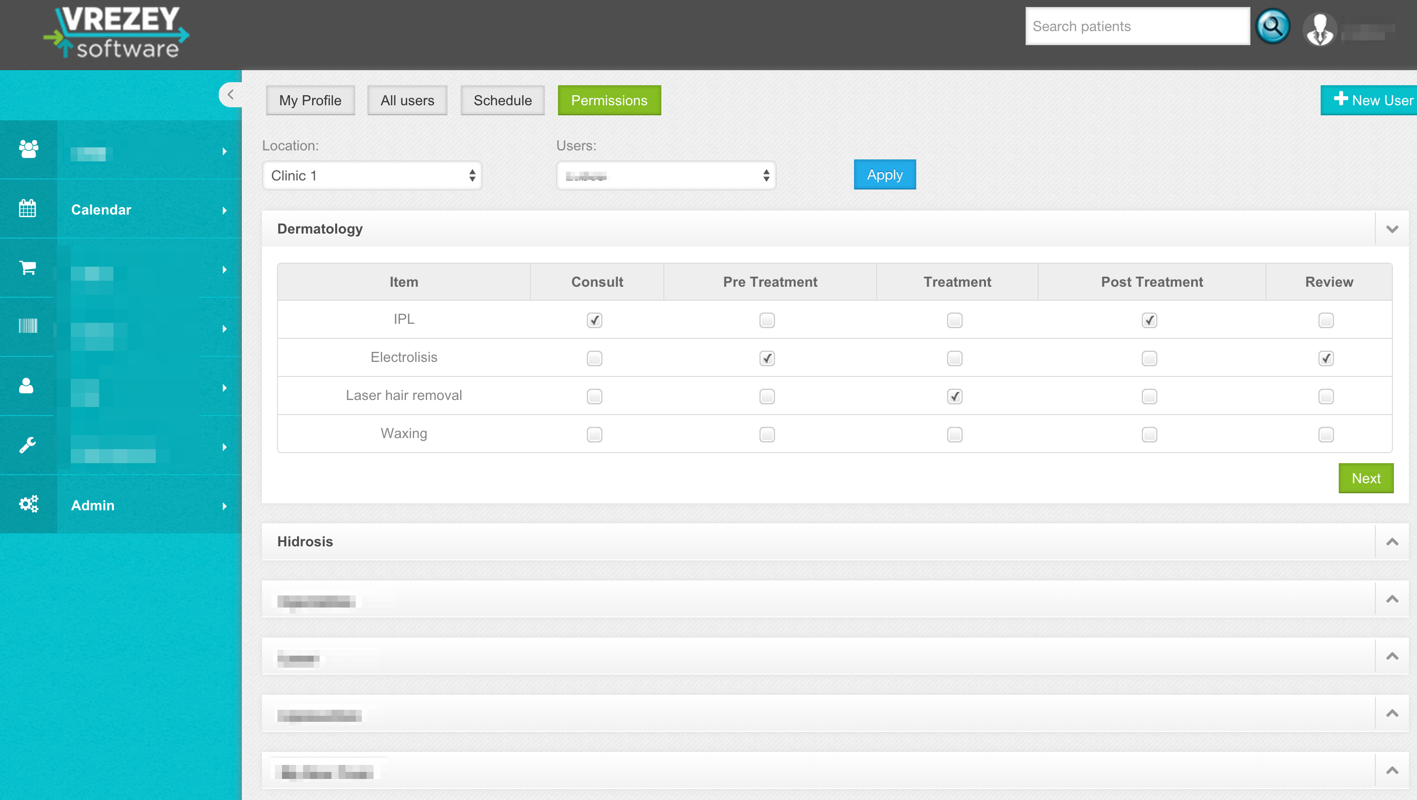 vreze-calendar-user-permission-setting