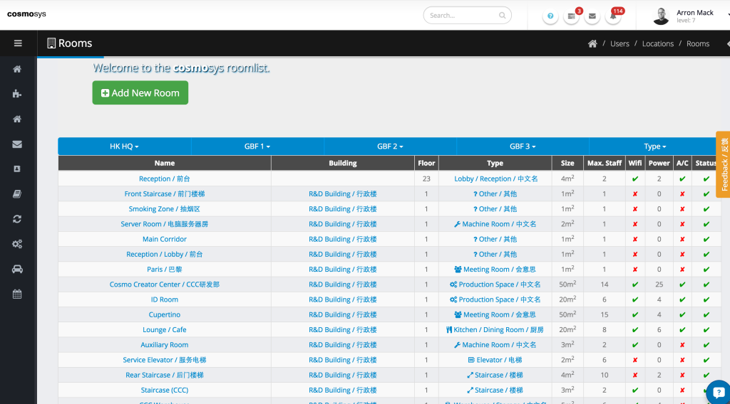 cosmosys-calendar-resource-room-management